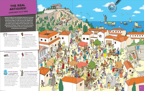 Libro (tapa dura) - Busque y encuentre: arte a través de los tiempos