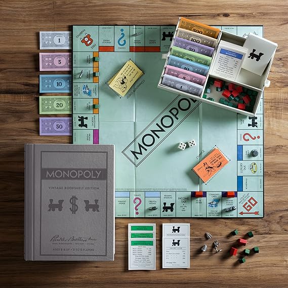 Game - Monopoly Vintage Bookshelf Edition