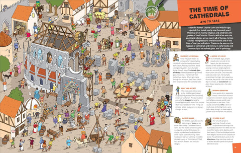 Libro (tapa dura) - Busque y encuentre: arte a través de los tiempos