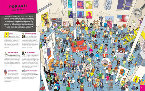 Libro (tapa dura) - Busque y encuentre: arte a través de los tiempos