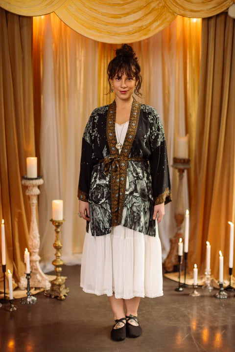 Matineé (Mid-Length) Duster - The Guardians with Angels & Moon