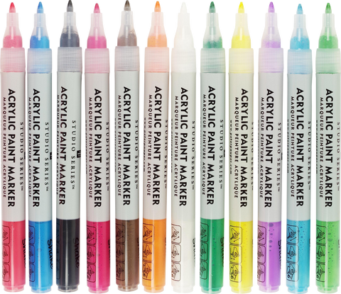 Markers - Studio Series Acrylic Paint (Set of 12)