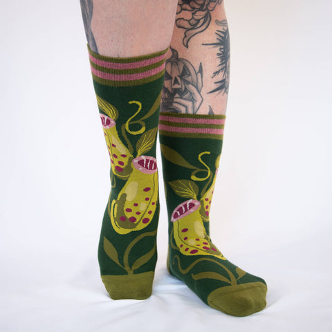Crew Socks - Pitcher Plant