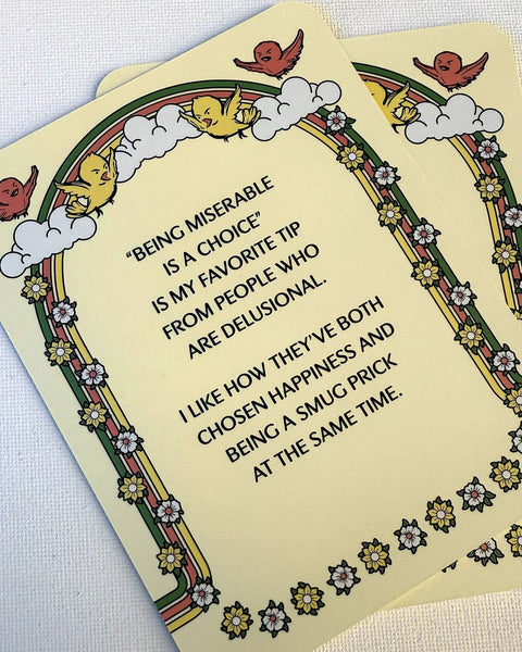 Card Deck - Cynical Affirmations