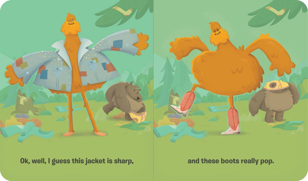 Board Book - Get Dressed, Sasquatch!