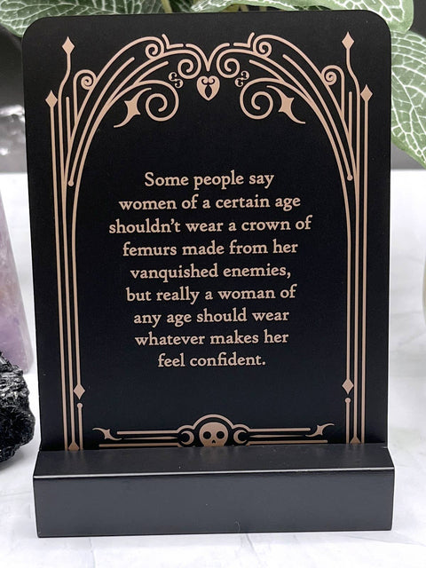 Card Deck - Sinister Affirmations