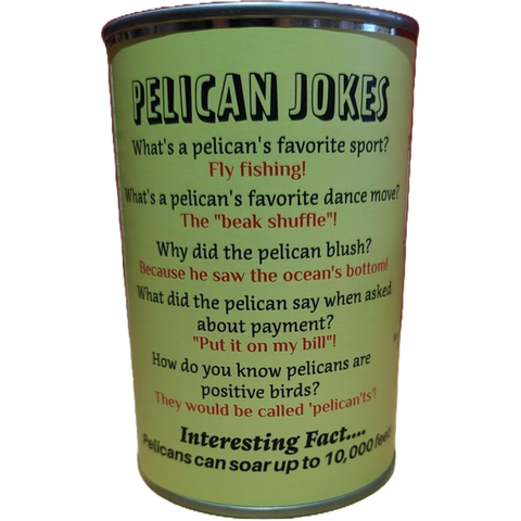 Stuffed Animal - Swoops the Canned Pelican (Standard Lid)
