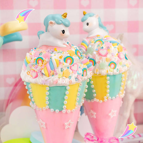 Clay Kit - Play & Display Unicorn Parfait Cafe