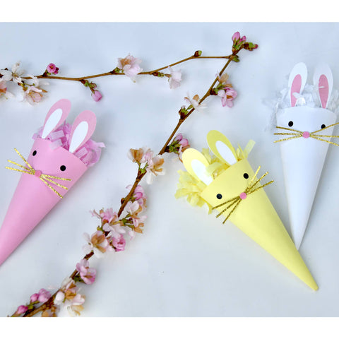 Mini Surprise Cone Bunny - Assorted Colors