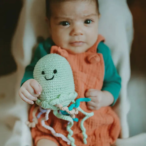 Yarn Rattle - Jellyfish