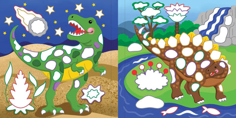 Color-By-Foil Sticker Book - Dinosaurs