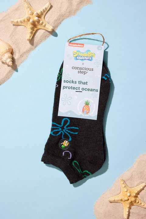 Ankle Socks that Protect Oceans - SpongeBob