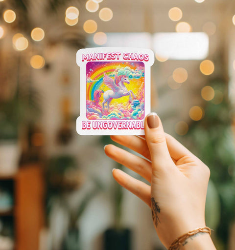 Sticker - Manifest Chaos Be Ungovernable