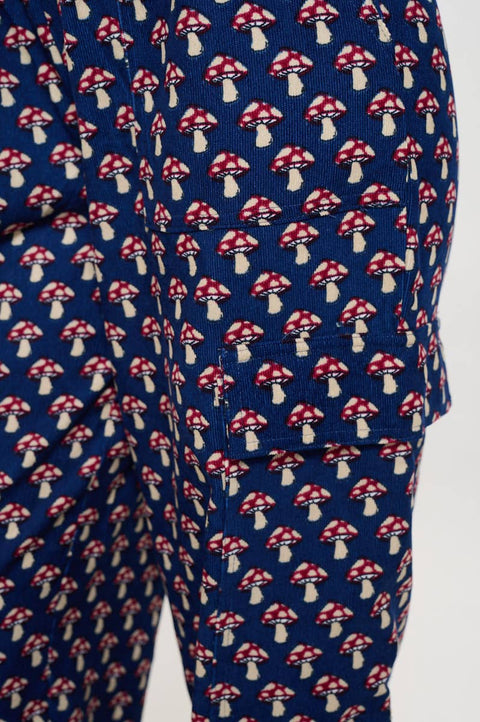 Corduroy Pants - Mushroom Blue