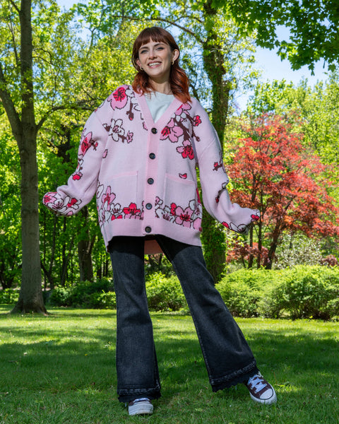 Cardigan - Cherry Blossom