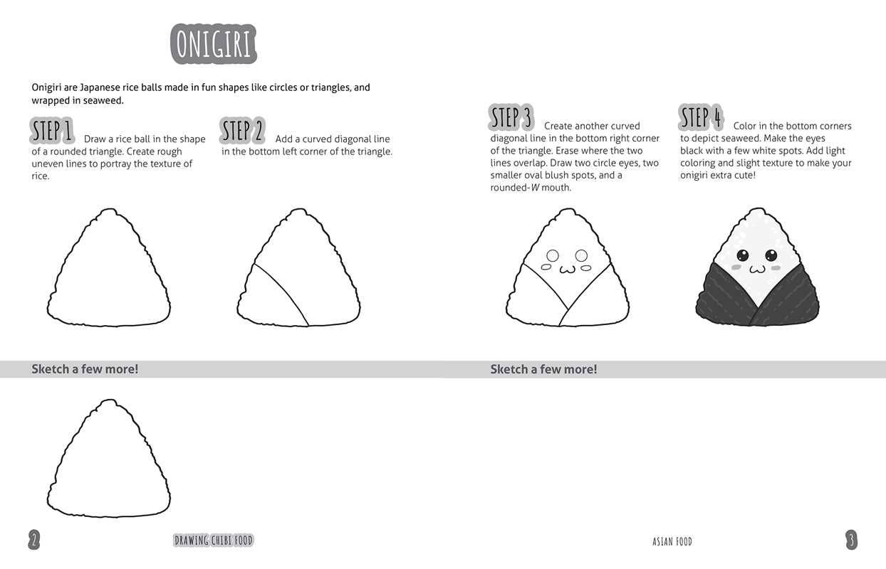 Activity Book - Drawing Chibi Food