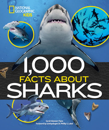 Book (Hardcover) - 1000 Facts About Sharks