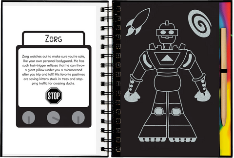 Scratch & Sketch - Robots