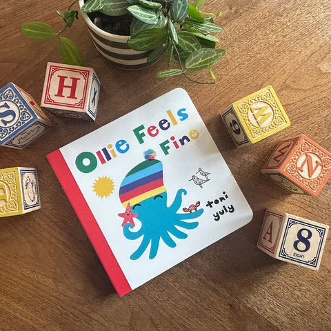 Board Book - Ollie Feels Fine: Emotions Book for Toddlers