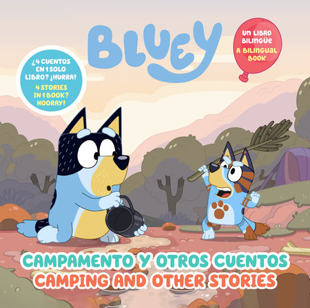 Book (Hardcover) - Bluey: Camping and Other Stories/Campamento y otros cuentos (Bilingual English- Spanish Edition)
