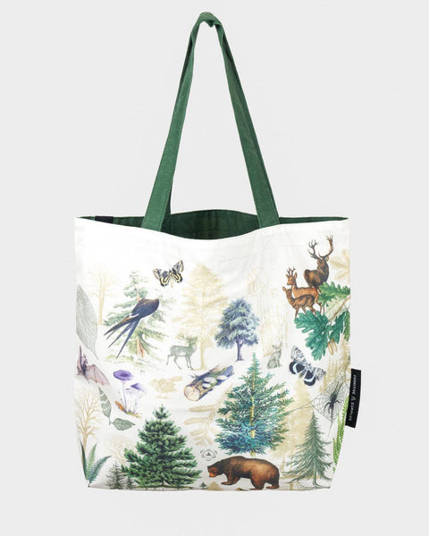 Canvas Shoulder Tote - Into The Woods