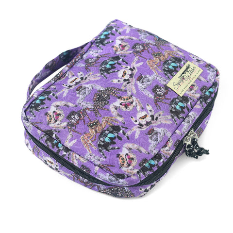 Travel Organizer Case - Jumping Spiders