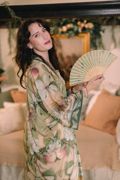 Opera Duster Kimono - Fleur De Soleil w/ Florals