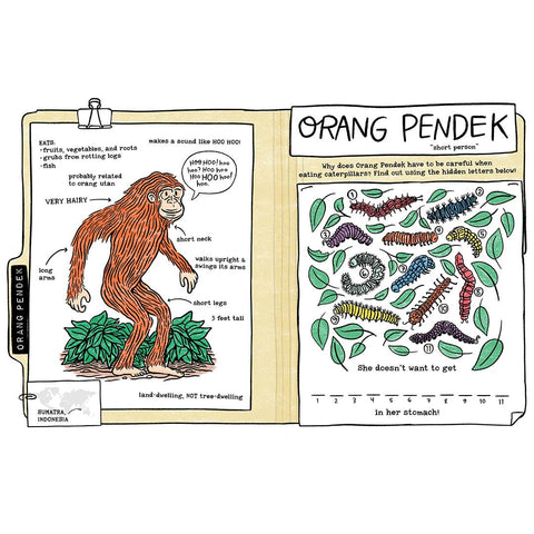 Coloring & Activity Book - Legendary Monsters Cryptids