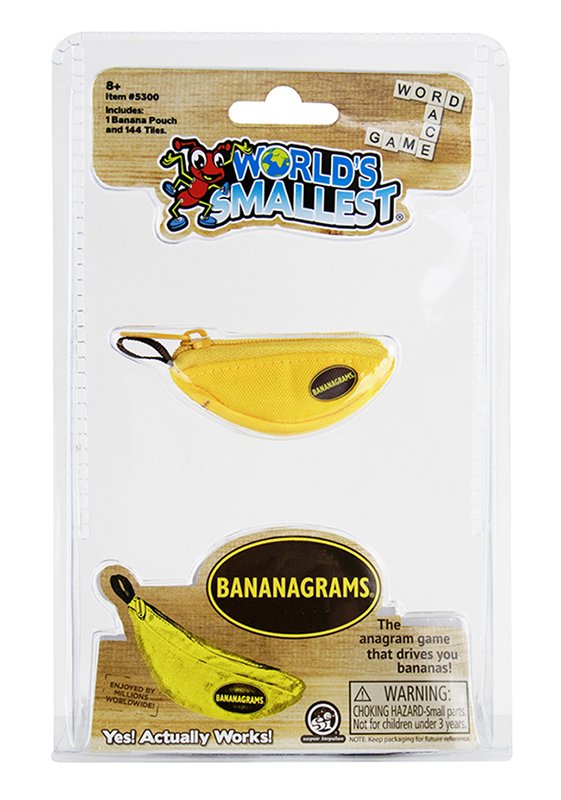 World's Smallest - Bananagrams