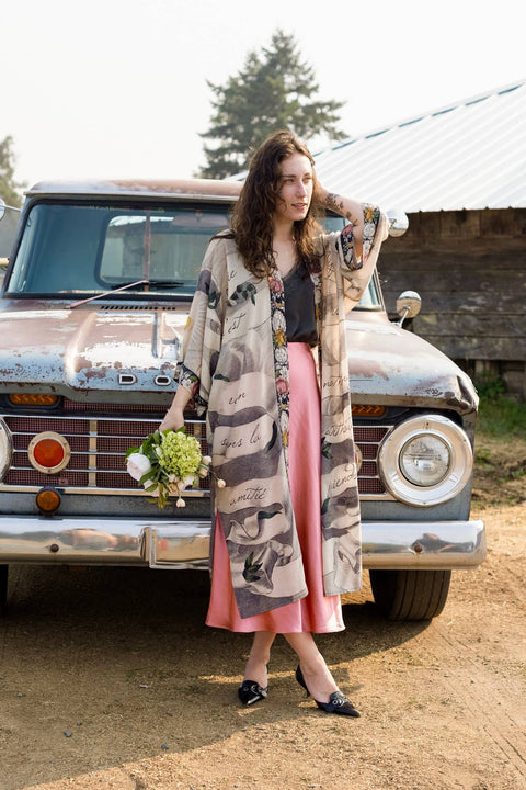Bamboo Boho Kimono Duster - Take My Hand