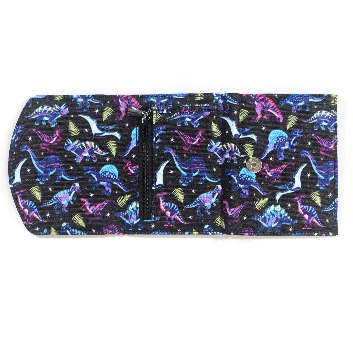 Trifold Wallet - Cosmic Dinos