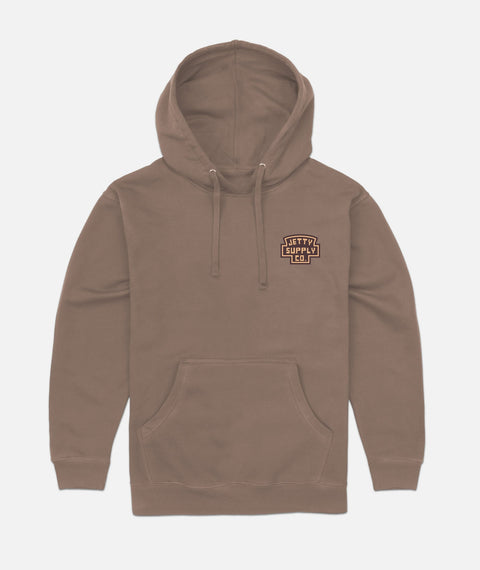 Sweatshirt (Hoodie) - Quadrant Brown