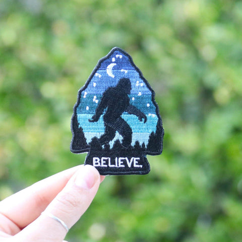 Patch - Bigfoot Believe Embroidered