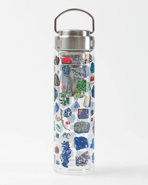 Glass Tea Infuser - Gems & Minerals