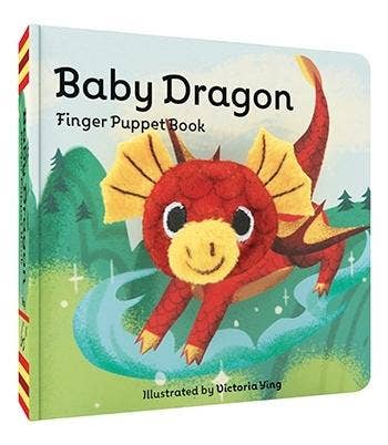Board Book - Baby Dragon Finger Puppet