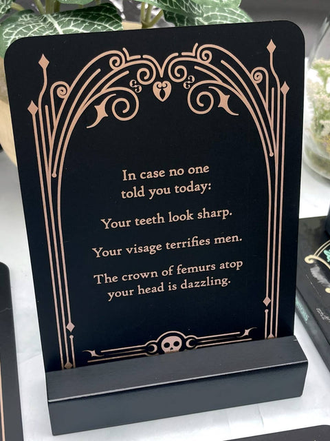 Card Deck - Sinister Affirmations