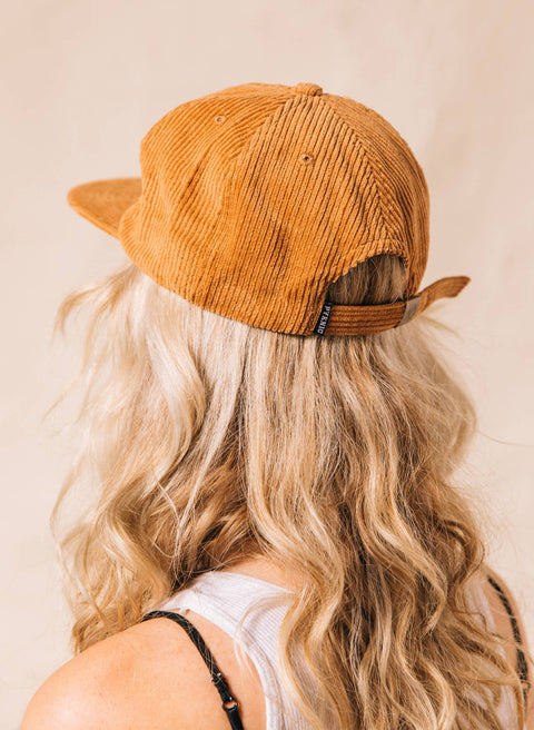 Hat (Corduroy) - Tacos Chainstitch Rust