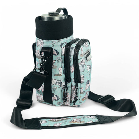 Water Bottle Carrier - Piggy Patch