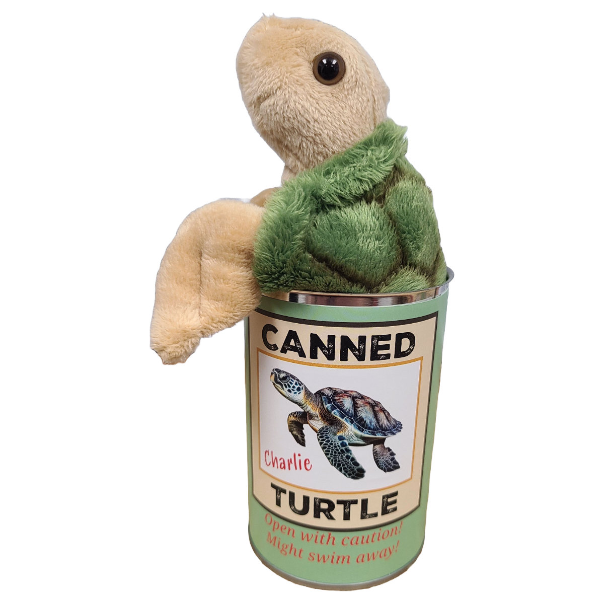 Stuffed Animal - Charlie the Canned Sea Turtle