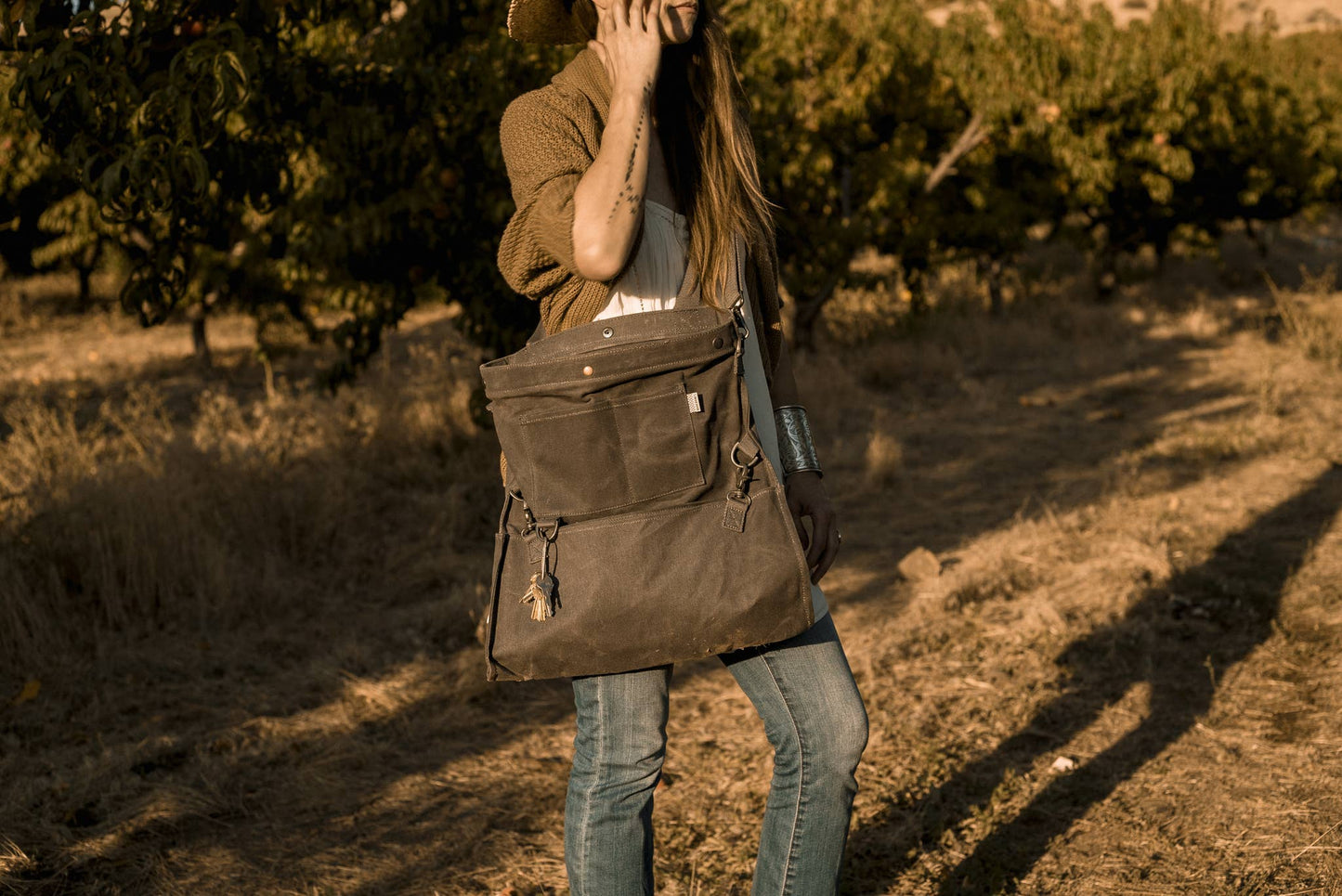 Harvesting and Gathering Bag - Slate Gray