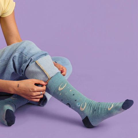 Socks that Support Women's Equality - Moondreamer