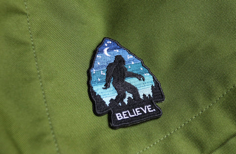 Patch - Bigfoot Believe Embroidered