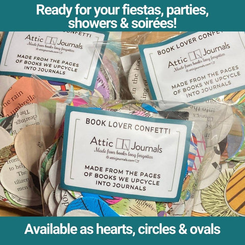 Book Lover Confetti - OVALS