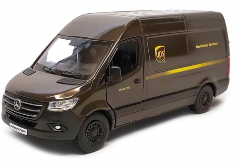 Toy Car - 5" Mercedes-Benz Sprinter UPS Edition
