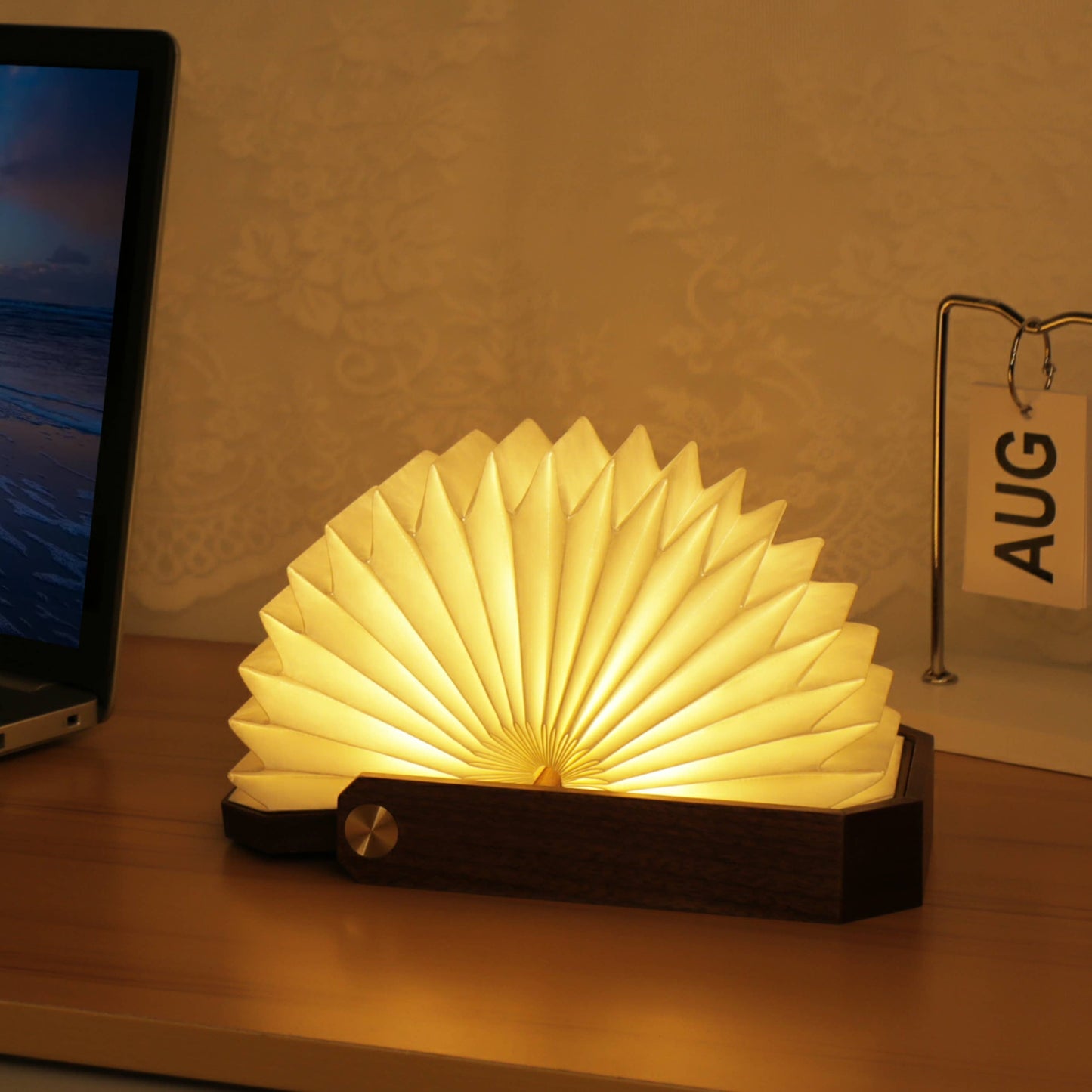 Lamp - Smart Origami Walnut