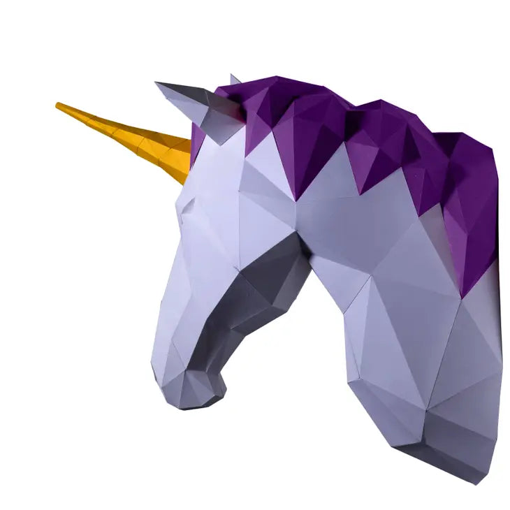 3D PaperCraft - Unicorn Wall Art