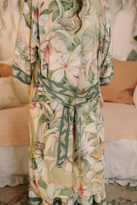 Opera Duster Kimono - Fleur De Soleil w/ Florals
