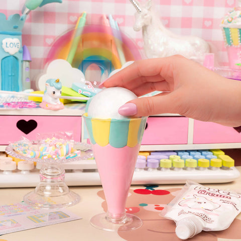 Clay Kit - Play & Display Unicorn Parfait Cafe