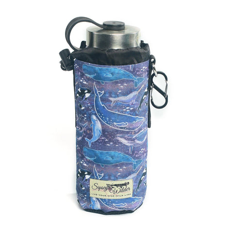 Water Bottle Holder - Whale Song