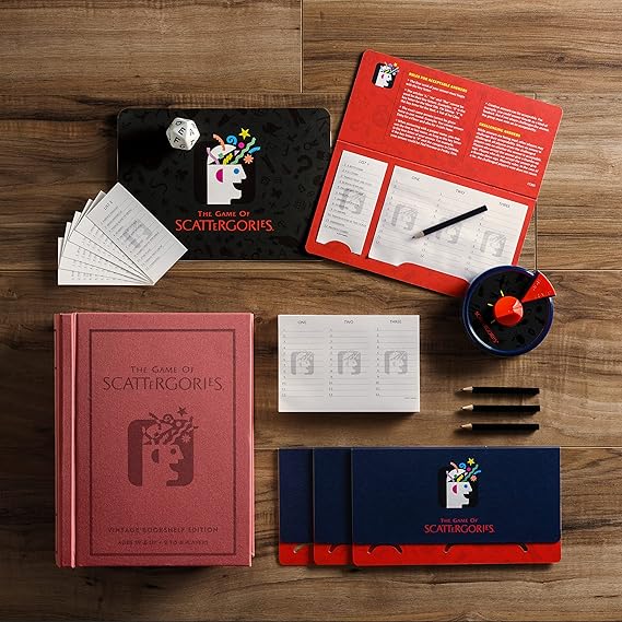 Game - The Game Of Scattergories Vintage Bookshelf Edition